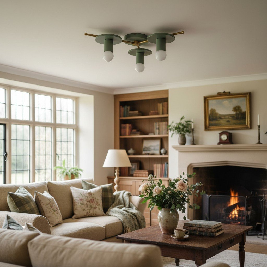 Radiro Colorful Geometric Globe Ceiling Light – Modern Minimalist Fixture for Living Rooms