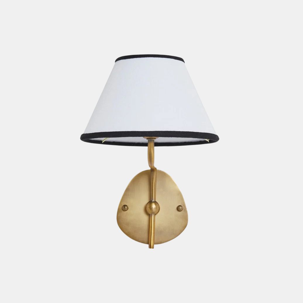 Kulo Fabric Wall Light – Modern Double Arm Linen Wall Sconce for Living Room