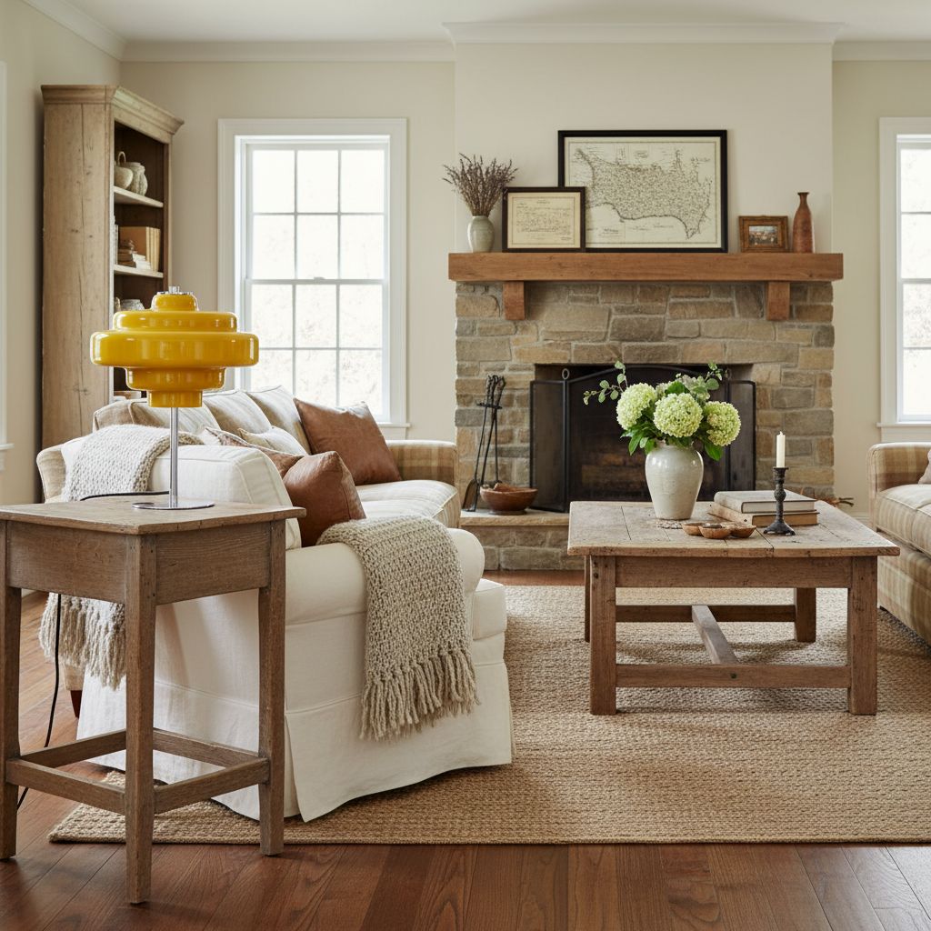 Koloro Tiered Glass Table Lamp – Retro Style for Living Room or Bedroom