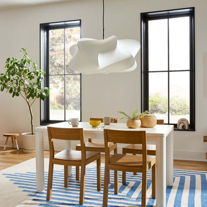 Havion Cocoon Pendant Lamp - Minimalist Polymer Shade with Adjustable Hanging