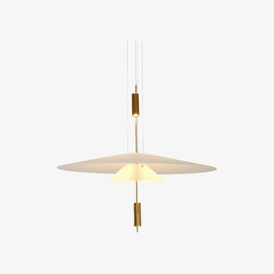 Plumeo Flamingo Multi Layered Pendant Light - Minimalist Light Fixture for Modern Living Rooms N54