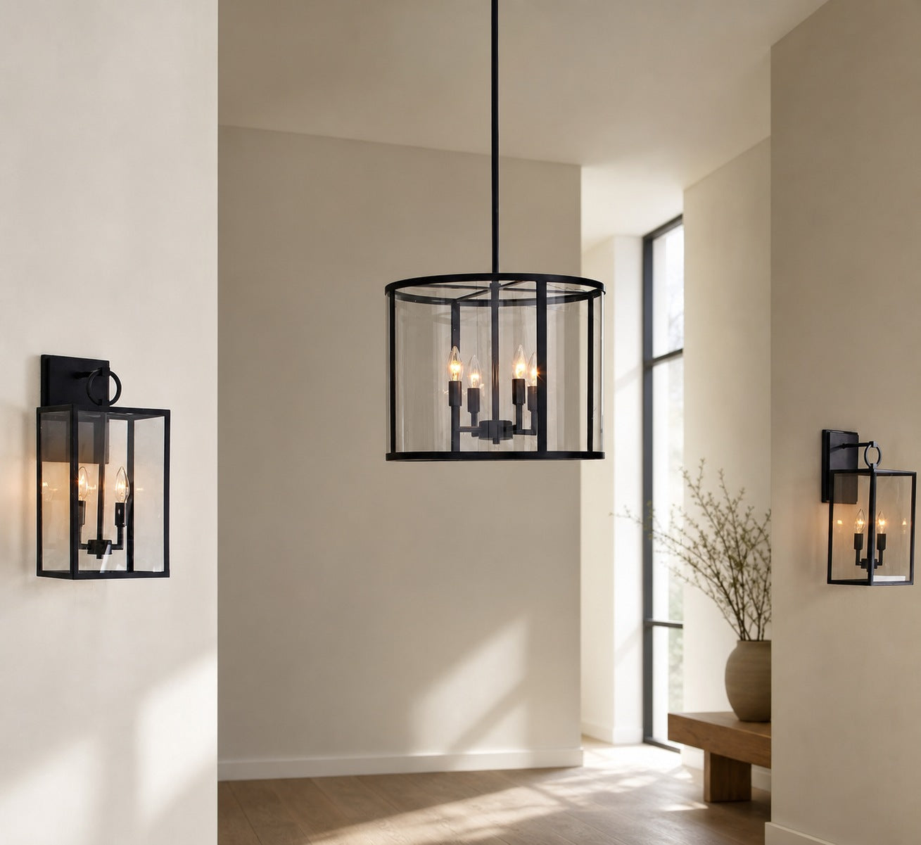 Ferrix Industrielle Pendelleuchte für den Außenbereich - Robust und elegant für Terrasse und Garten