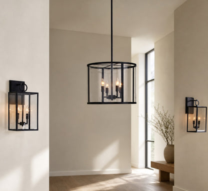 Ferrix Industrielle Pendelleuchte für den Außenbereich - Robust und elegant für Terrasse und Garten