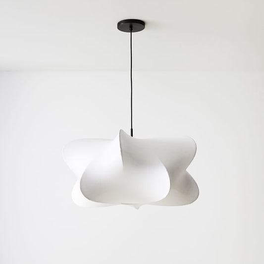 Havion Cocoon Pendant Lamp - Minimalist Polymer Shade with Adjustable Hanging