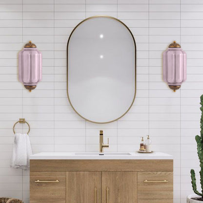 Eloise Unterputz Wandleuchte - Retro Wandleuchte Milchglas