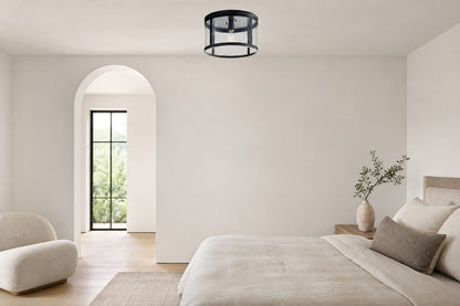 Ferrix Minimalistische Eisen Flush Mount Deckenleuchte für Veranden und Flure