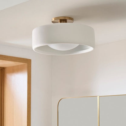 Cerova Porcelain Flushmount – Modern Minimalist Design – Perfect for Living & Dining Areas
