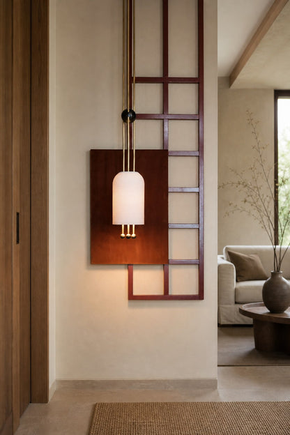 Lantern Glass Pendant Lamp