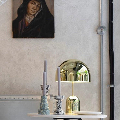 Bell Domed Table Lamp – Modern Minimalist Light for Bedroom & Reading Nooks