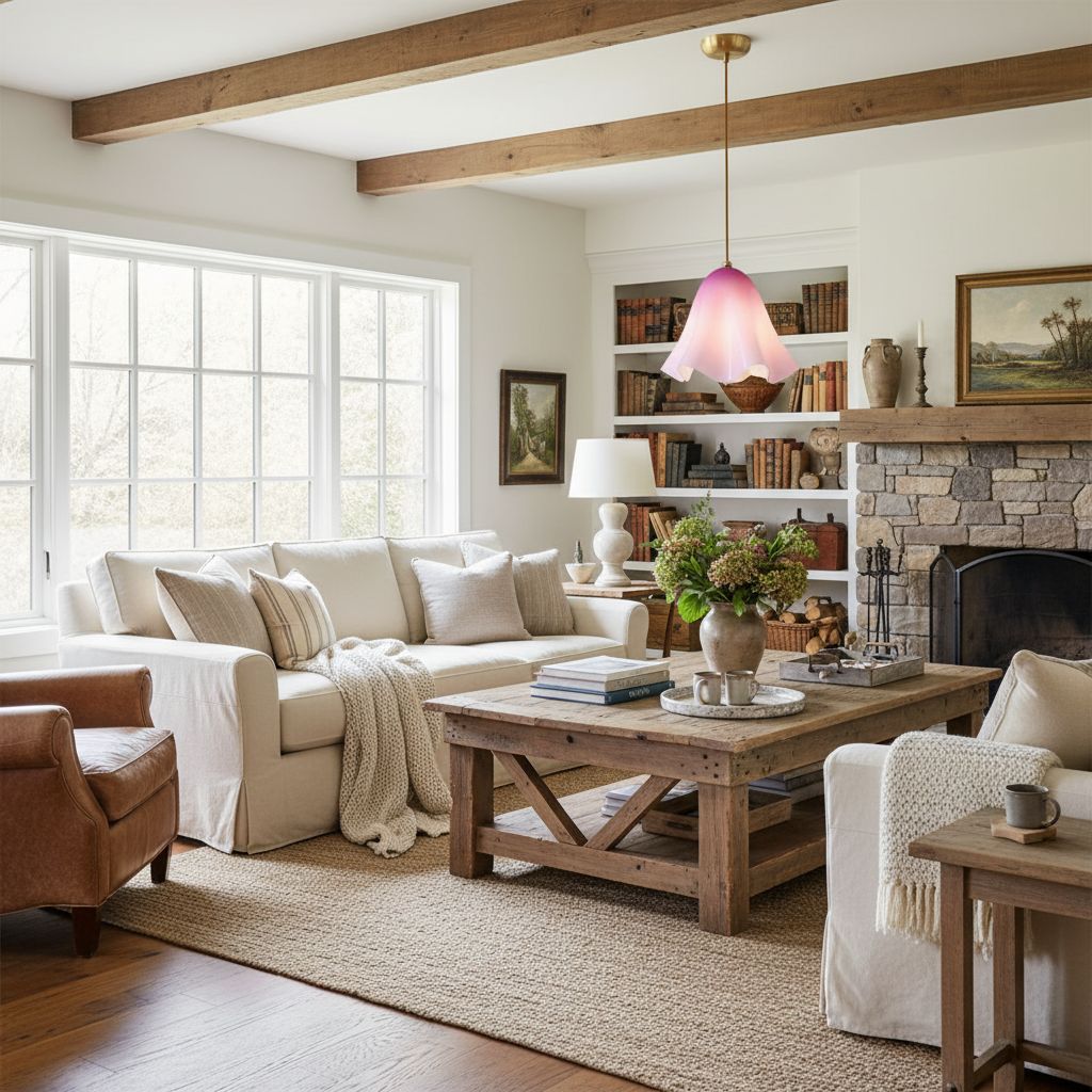 Bellina Sculptural Floral Pendant Light Contemporary Ceiling Fixture for Living Room