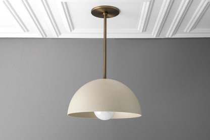 Metio Dome Neutral Dome Pendelleuchte – Moderne Akzentbeleuchtung aus Metall