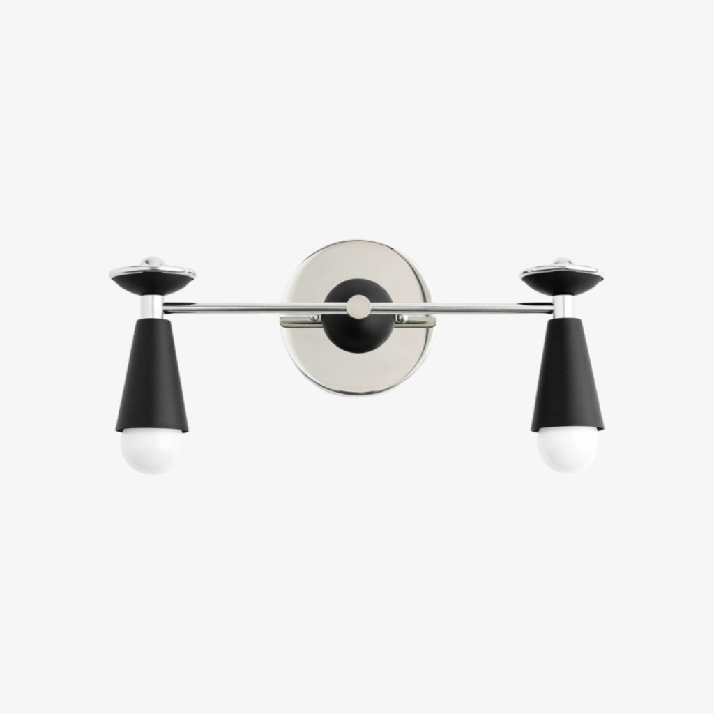 Pyralis Cone Modern Art Deco Lighting - Vintage Style Vanity Sconce Light