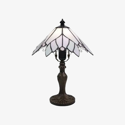 Vintage Tiffany stained glass table lamp