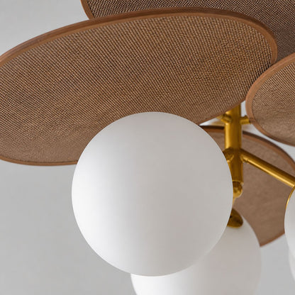 Orrise Overlapping Blade Design Ceiling Light – Contemporary Decorative Light for Interiors