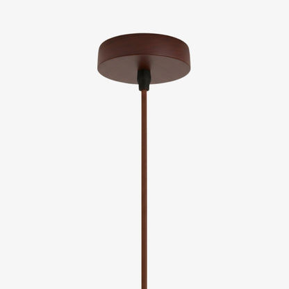WabiLum Minimalist Japanese Travertine Wood Pendant Light - Elegant Home Lighting for Bedroom