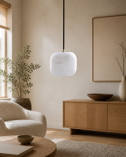 Alabaster Bedside Pendant Light