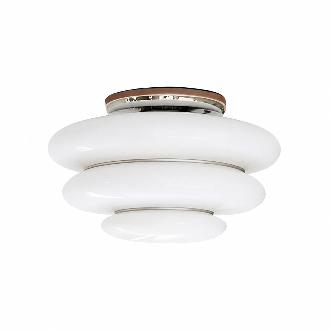 Cirren Layered Ceiling Light – Artistic Circular Silhouette Ceiling Fixture for Dining Area