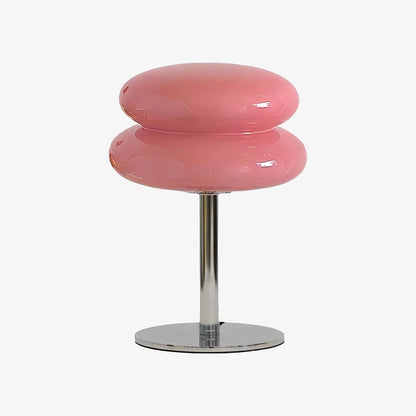 Glasentro Bauhaus Table Lamp Geometric Glass Design Modern Accent for Living Room N12