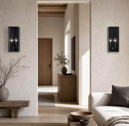 Ferrix Industrielle Wandlampe - Eisen und Glas für Garten & Terrasse