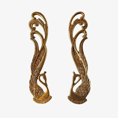 Handcrafted Brass Animal Door Handles 13