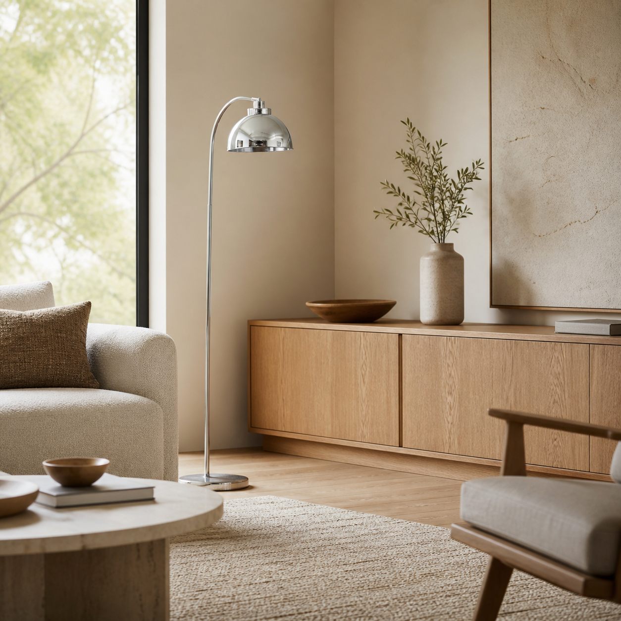 Shimmera Style Floor Lamp – Sleek Contemporary Illumination for Residential & Boutique Spaces