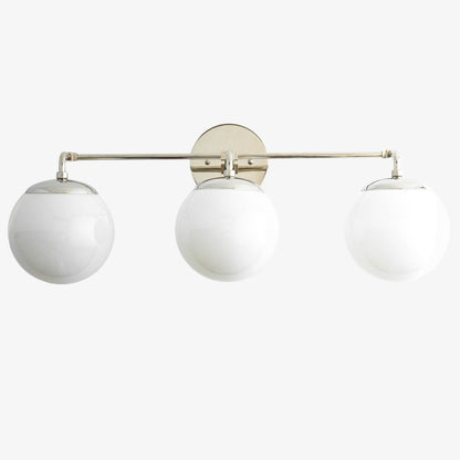 Glorica Glass Wall Sconce - Modern Vintage Vanity Light Fixture