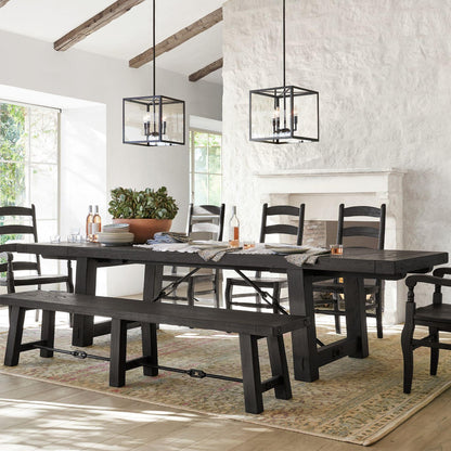 Ferrix Outdoor Lantern Pendant Lamp – Industrial Glass and Iron Design for Modern Spaces