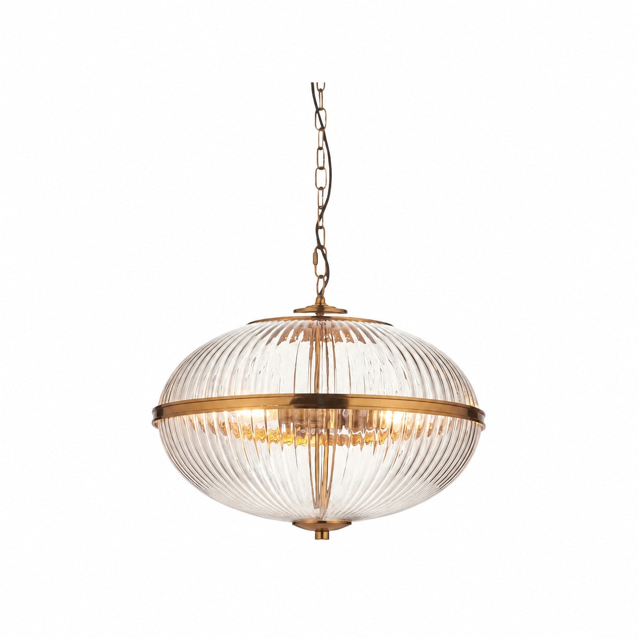 Moderne Luntra Pendelleuchte mit mehreren Leuchten und strukturiertem Glas für Schlafzimmer und Flure