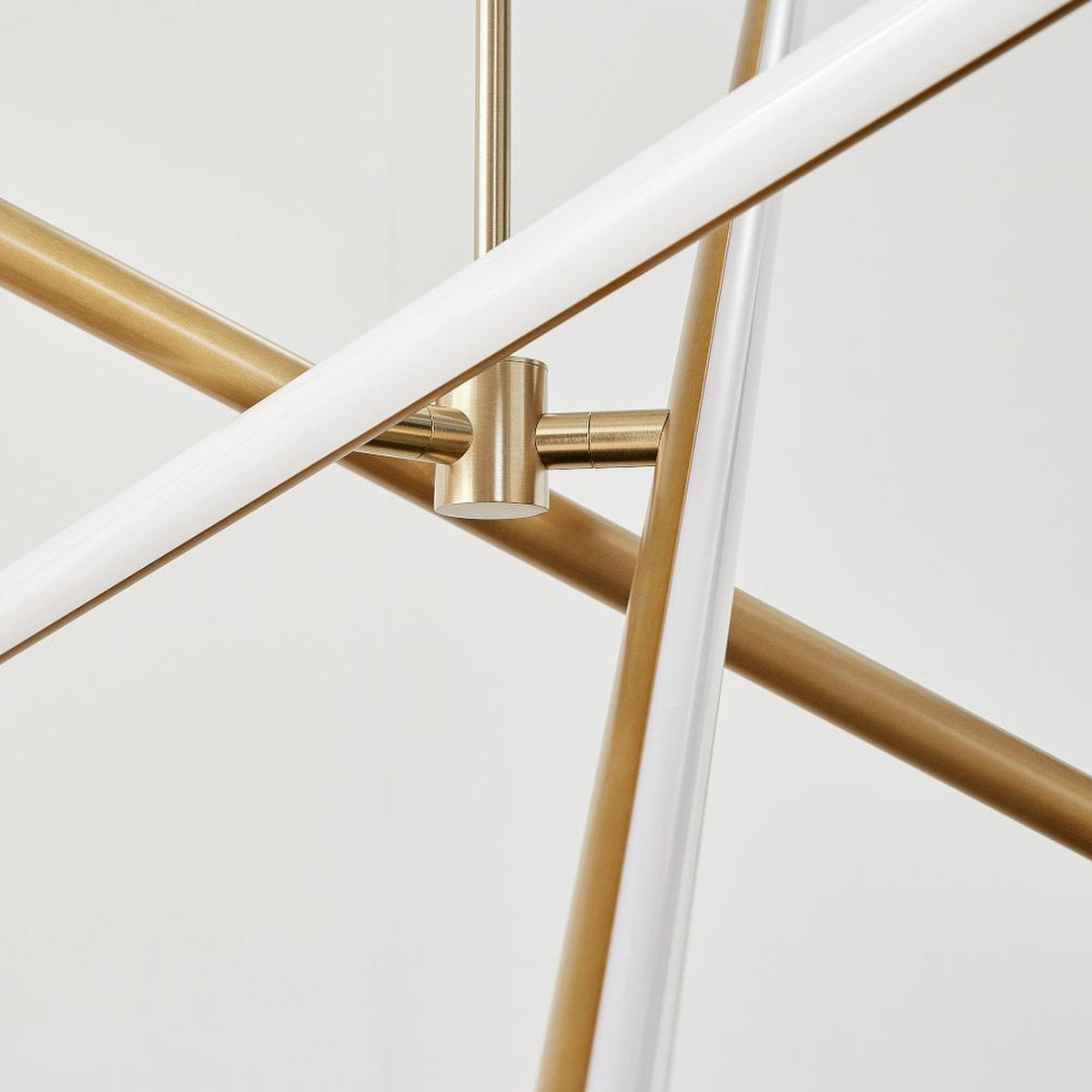 Voro Adjustable Light Rods Semi-Flush Ceiling Light – Modern LED Chandelier for Living Rooms or Bedrooms