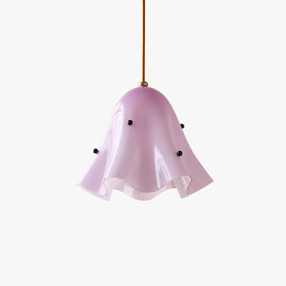 Bellina Artistic Glass Pendant Light - Modern Bloom Inspired Hanging Ceiling Lamp