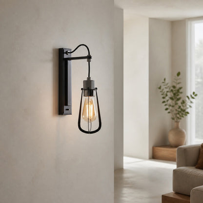 Readium Industrielle Metall-Wandleuchte – Moderner Kippschalter für Wohnzimmer und Arbeitszimmer