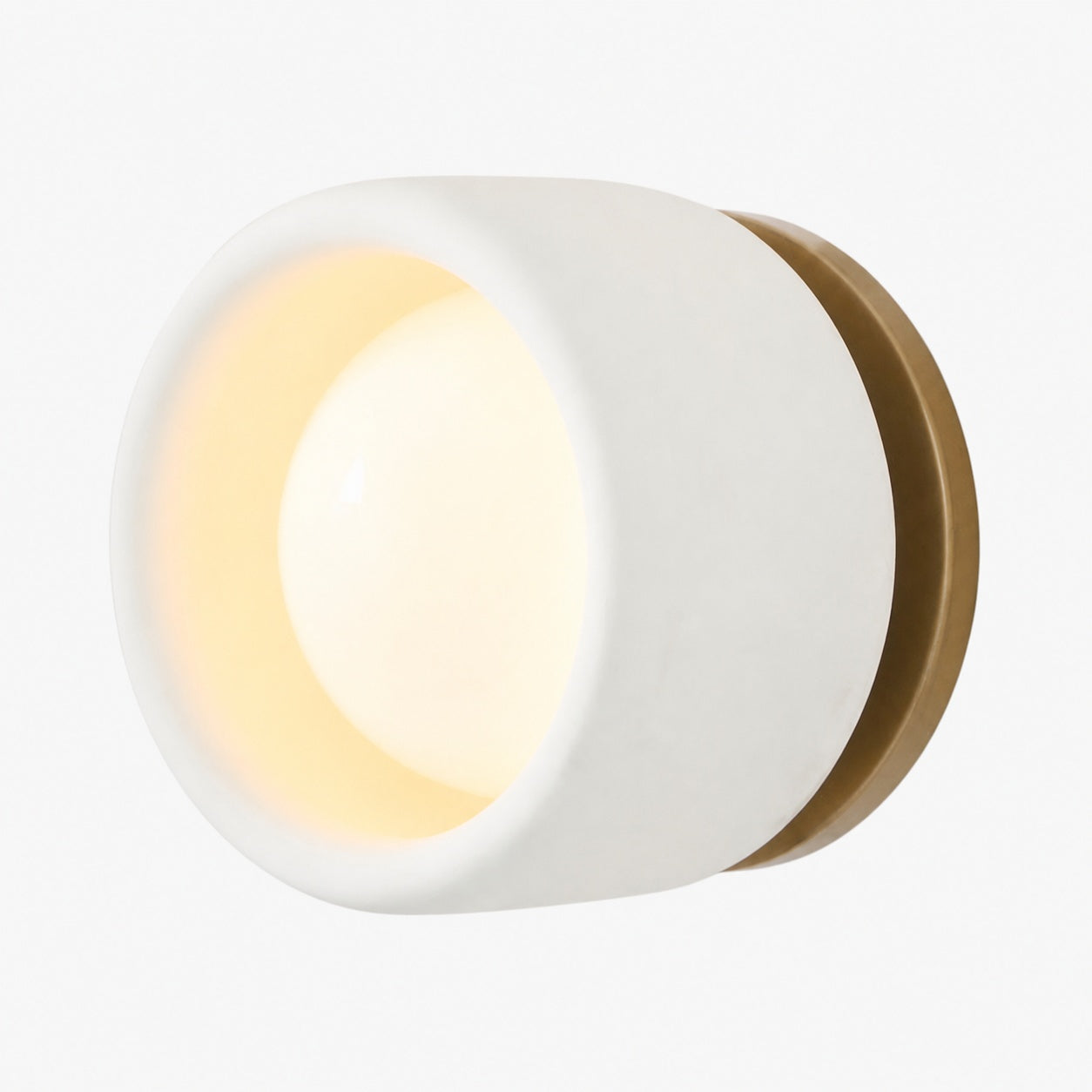 Cerova Modern Ivory Porcelain Sconce – Soft Organic Wall Light