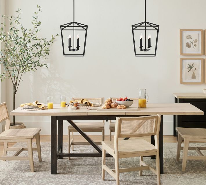 Rowan Vintage Steel Lantern Pendant Light for Dining Rooms and Entryways