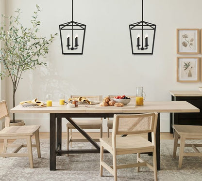 Rowan Vintage Steel Lantern Pendant Light for Dining Rooms and Entryways