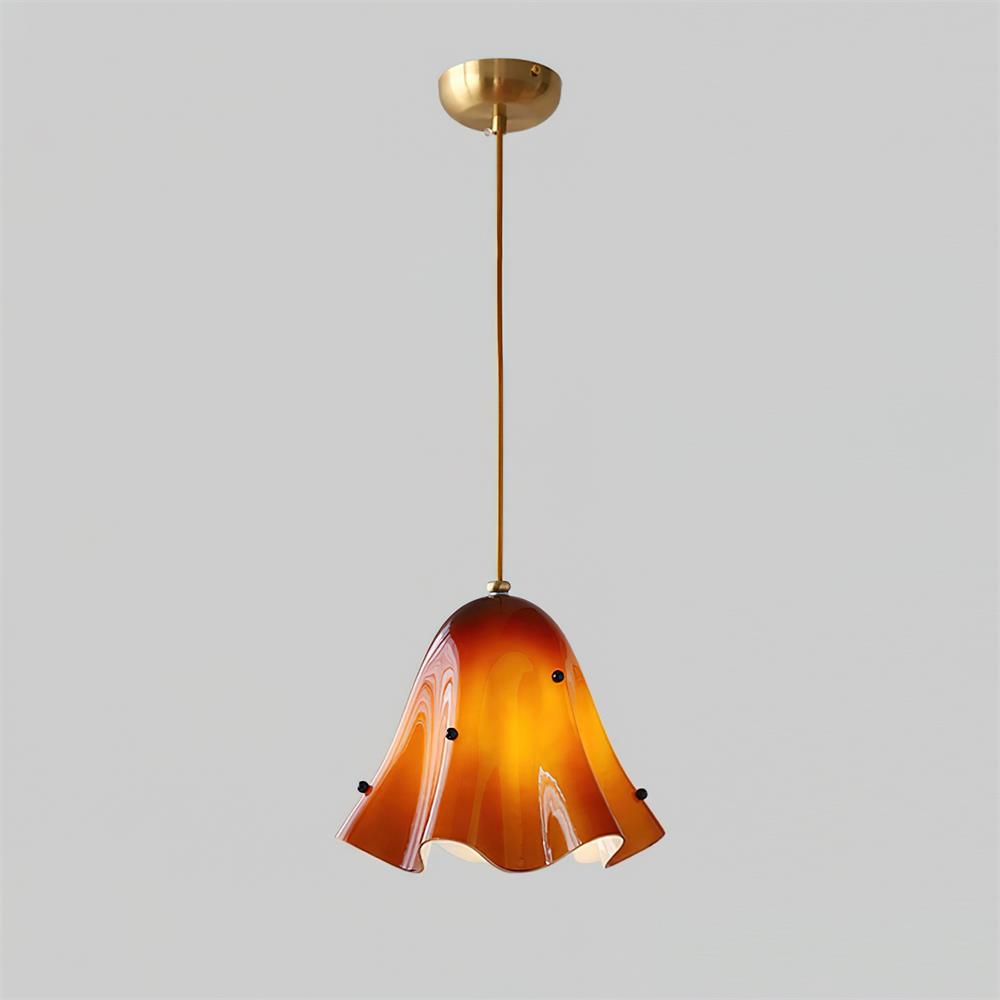 Bellina Sculptural Floral Pendant Light Contemporary Ceiling Fixture for Living Room