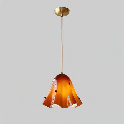 Bellina Sculptural Floral Pendant Light Contemporary Ceiling Fixture for Living Room