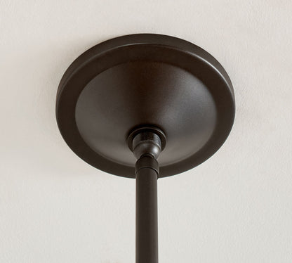 Yolvira Modern Outdoor Hanging Lantern – Dimmable Metal Pendant for Porch, Patio, or Balcony