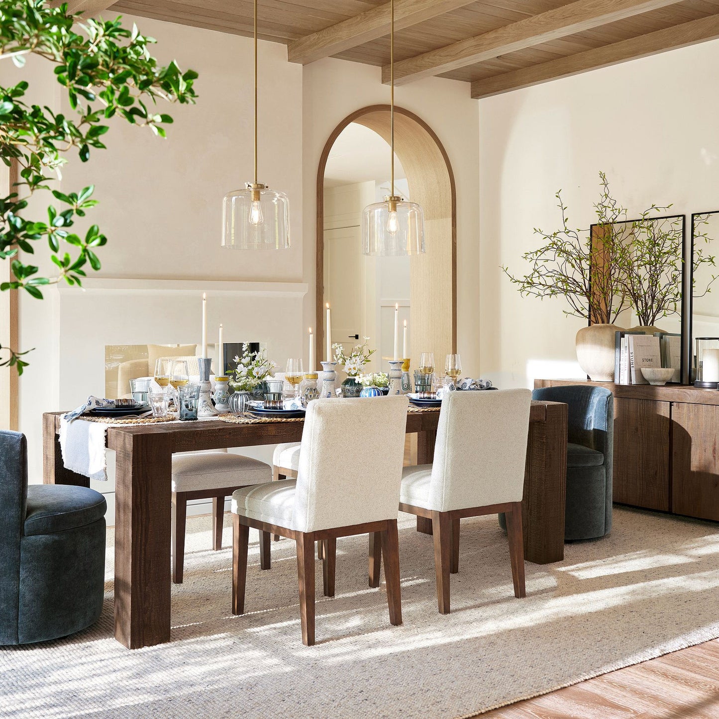 Sterling Minimalist Glass Pendant Collection - Vintage Brass Lighting Design