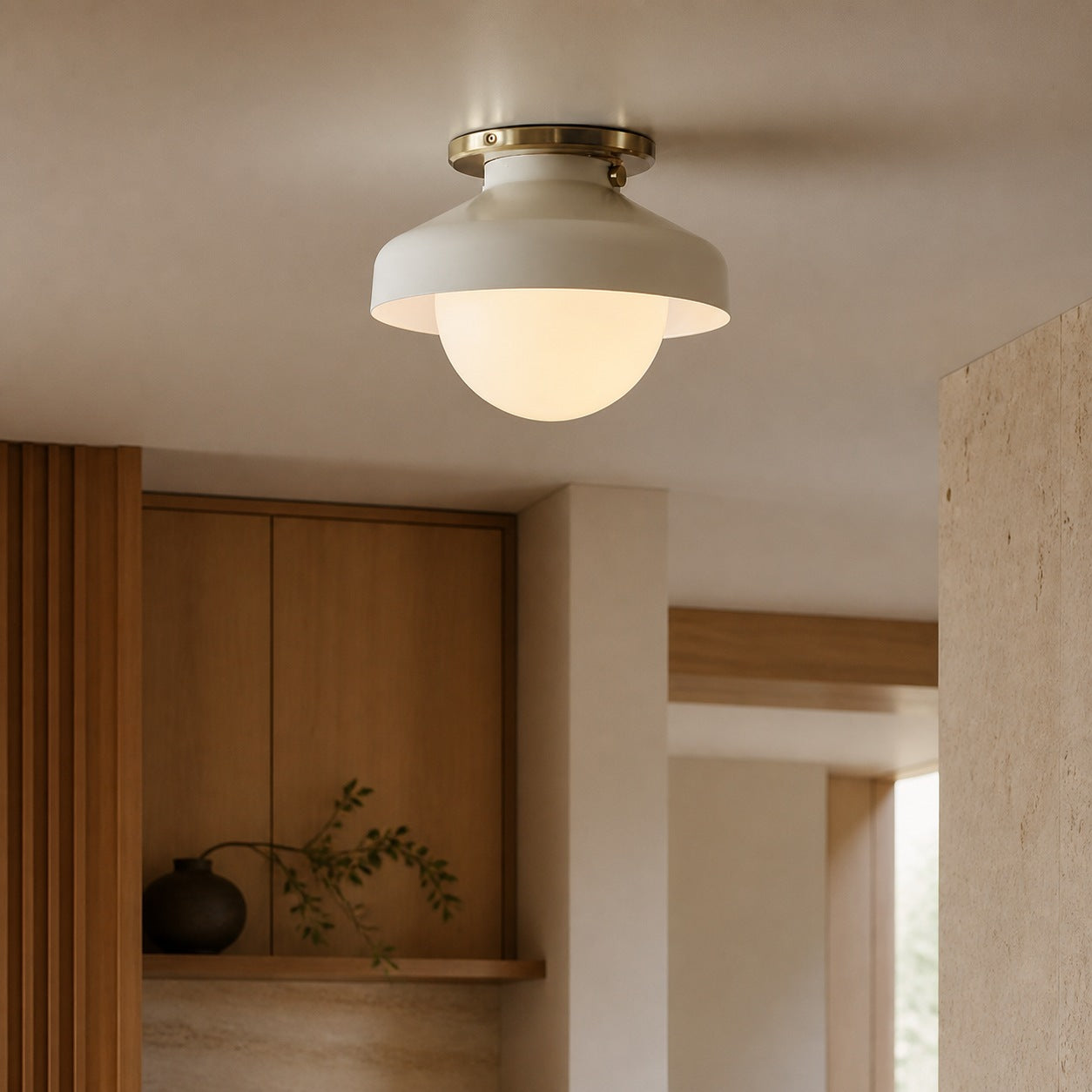 Hanton Moderne Deckenleuchte zur bündigen Montage – Minimalistische Metallleuchte für Zuhause
