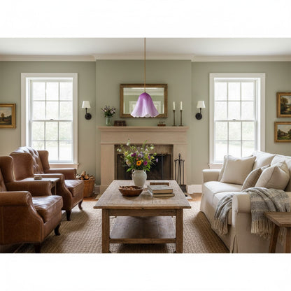 Bellina Sculptural Floral Pendant Light Contemporary Ceiling Fixture for Living Room