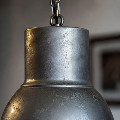 Vintage rust finish industrial pendant light