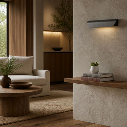 Hidra Modern Metal Wall Sconce – Minimalist Down-Light Sconce for Modern Homes