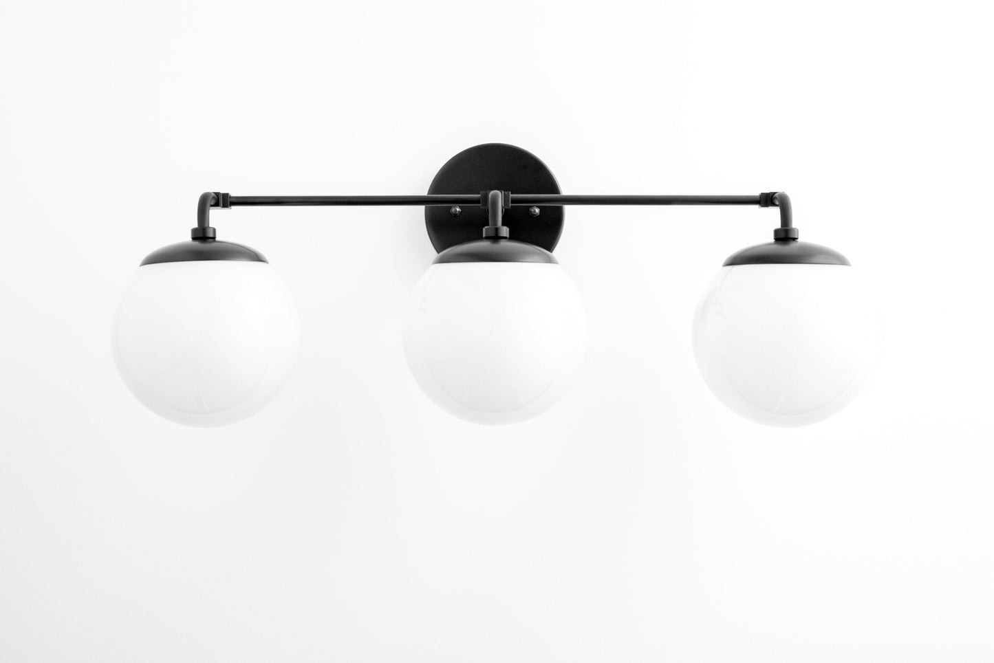 Glorica Glass Wall Sconce - Modern Vintage Vanity Light Fixture