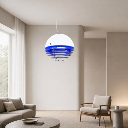 Afterglow Modern Layered Acrylic Sunset Pendant Light for Living Room and Bedroom