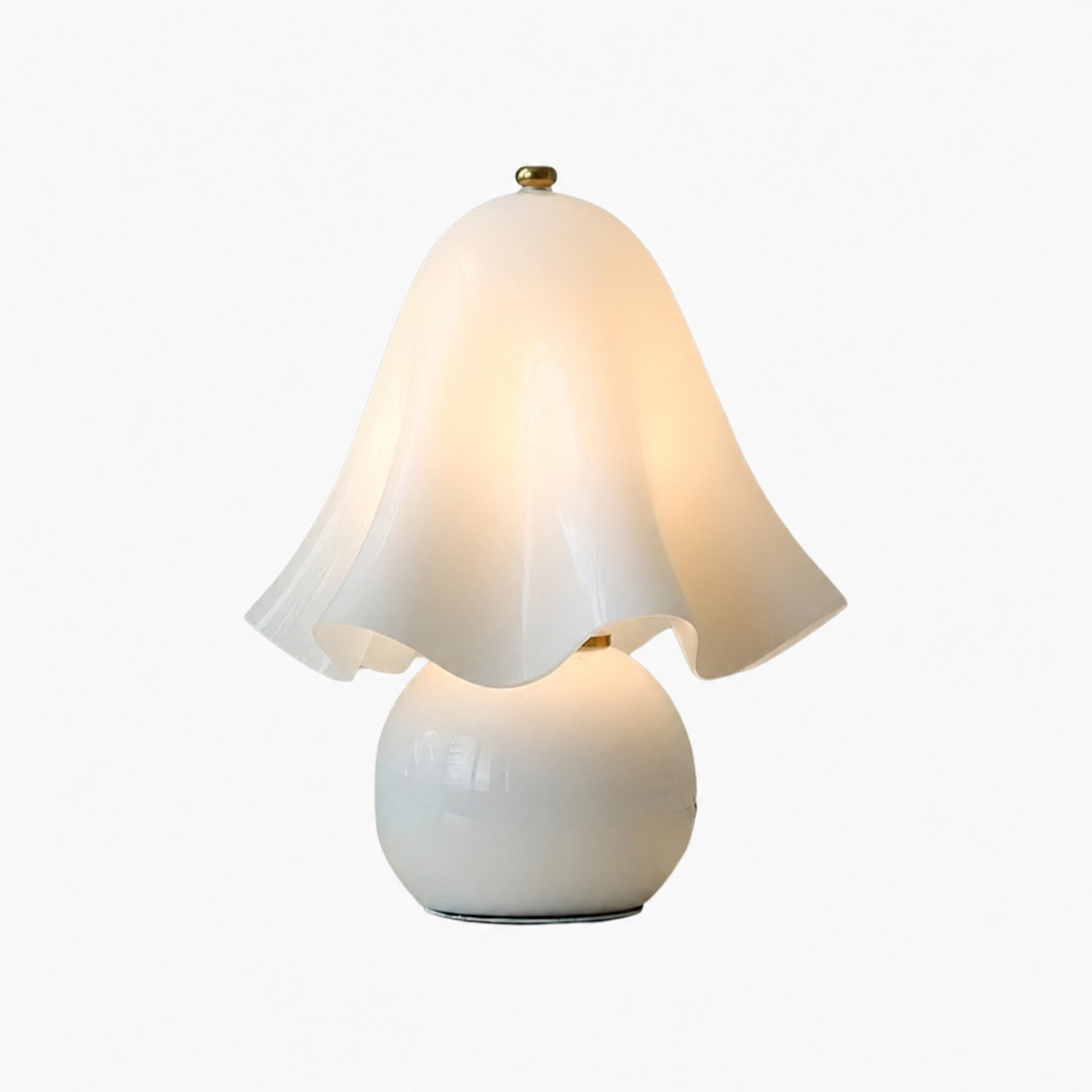 Bellina Decorative Table Lamp - Sculptural Bell Flower Shape