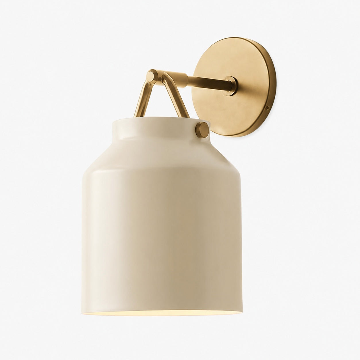 Hanton Moderne, minimalistische Wandleuchte aus Messing und Glas – feuchtigkeitsbeständig für Badezimmer