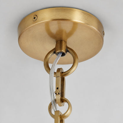 Sterling Minimalist Glass Pendant Collection - Vintage Brass Lighting Design
