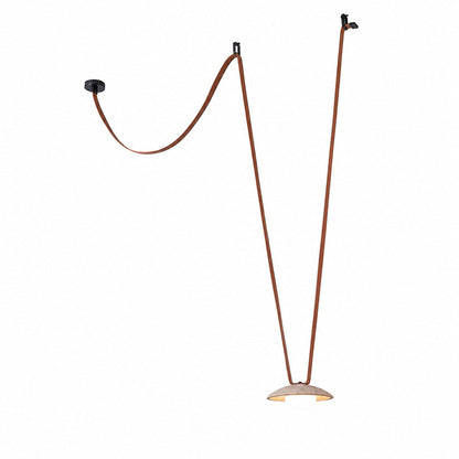 Light Rail Leather Pendant Lamp