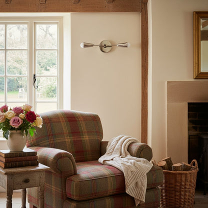 Mobilux Line Minimalist Vanity Light Fixture - Mid Century Bathroom Sconce