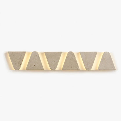 Travertine-Texture Multi-Head Wall Sconce